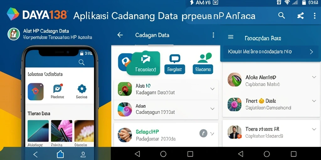 Antarmuka aplikasi DAYA138 yang intuitif dan aman.