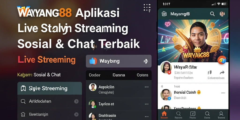 Tampilan antarmuka <strong>WAYANG88</strong> menampilkan fitur Live Streaming yang menarik.