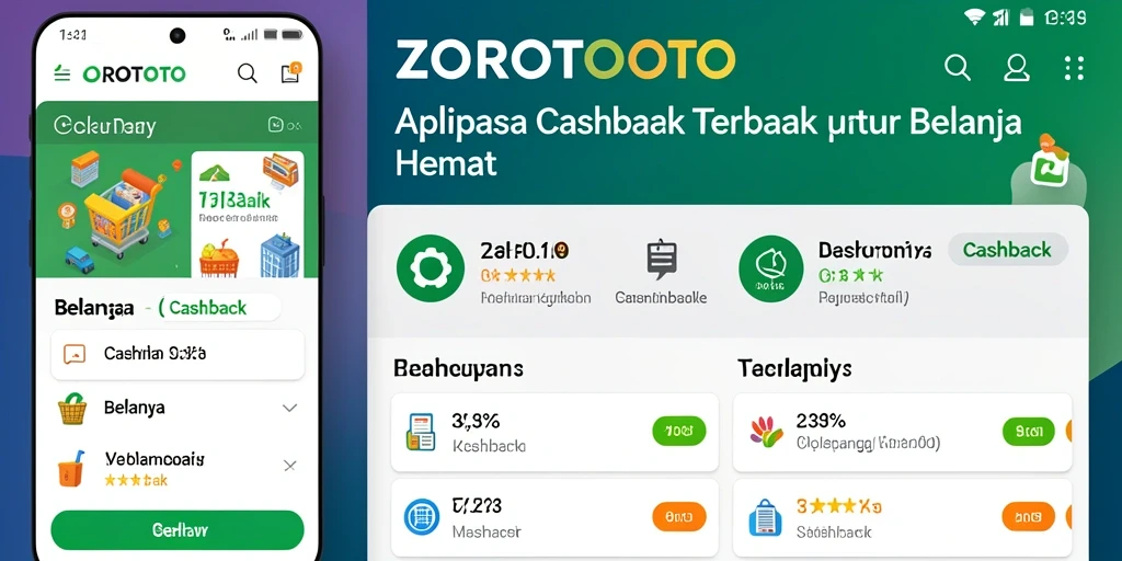 Tampilan antarmuka ZOROTOTO yang sederhana dan mudah dipahami.