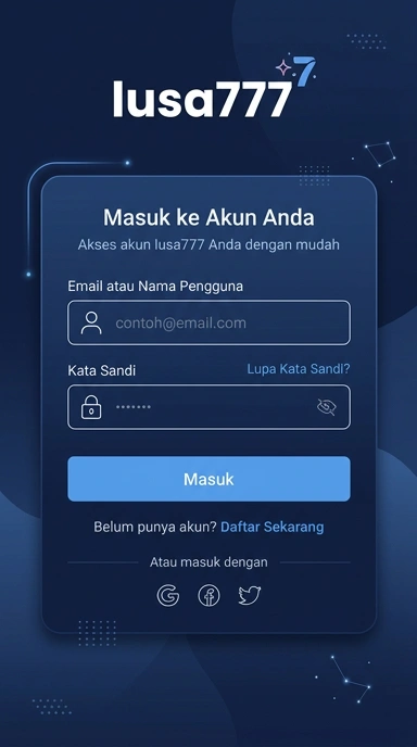 Masuk Akun Lusa777 untuk Pengguna Android